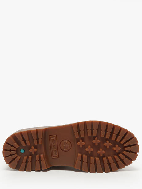 Platform Boots In Leather Timberland Brown women 5RJD2311 other view 4