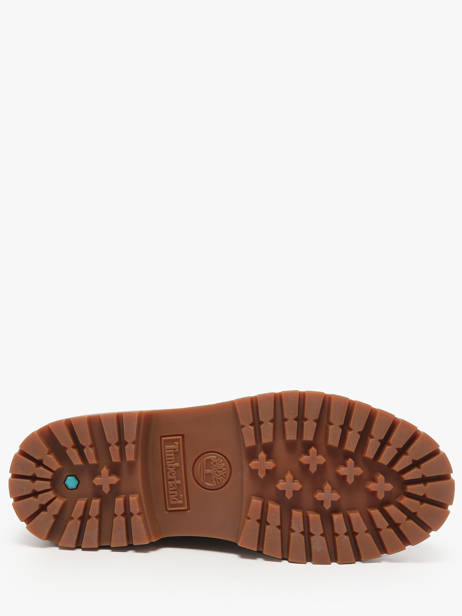 Platform Boots In Leather Timberland Brown women 27YZEIW1 other view 4