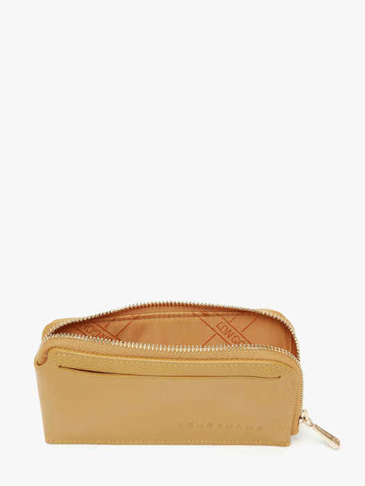 Longchamp Le foulonné Bill case / card case Yellow
