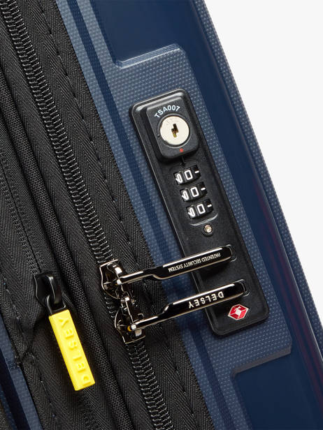 Valise Rigide Extensible Lutece Delsey Bleu lutece 3802821 vue secondaire 1