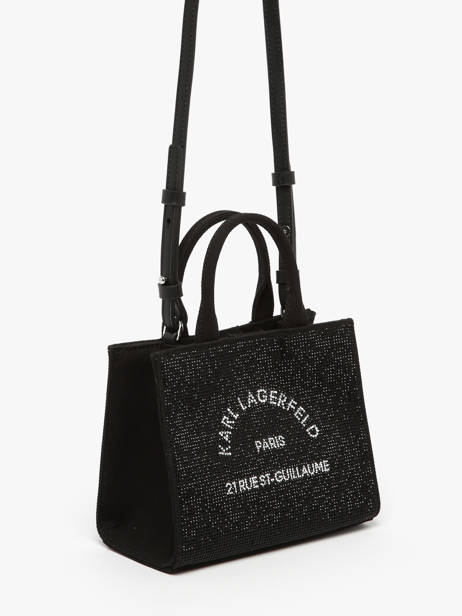 Mini Tote Rue St Guillaume Strass Karl lagerfeld Black rsg A4W50014 other view 2