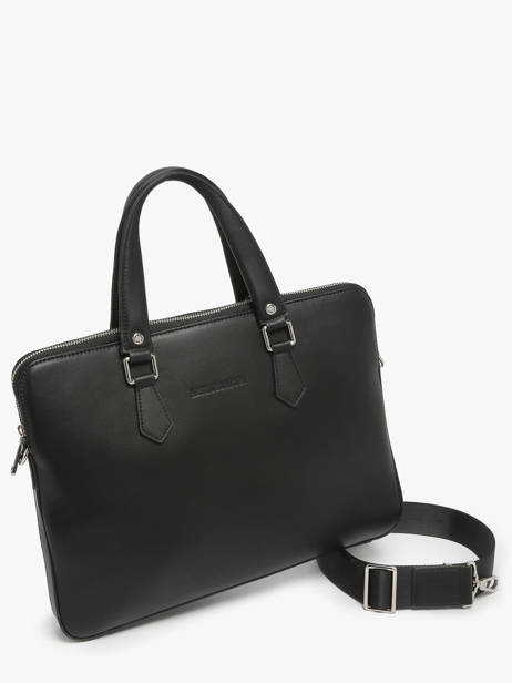 Porte Documents (main) 3 Compartiments Arthur & aston Noir walter 5 vue secondaire 2