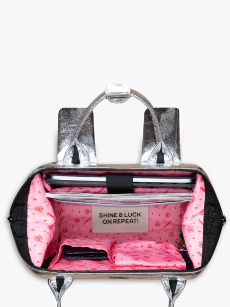 Backpack Adventurer S Lucky Star Cabaia Silver lucky star STA other view 3