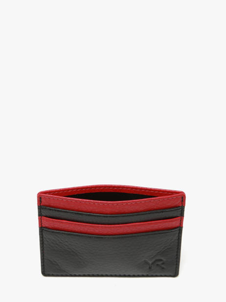 Card Holder Bicolor Leather Yves renard Black bicolor 242 other view 1