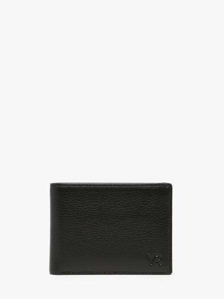 Wallet Bicolor Leather Yves renard Black bicolor 2472