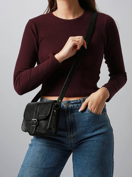 Shoulder Bag Eclipse Leather Paul marius Black eclipse ESSENECL other view 1