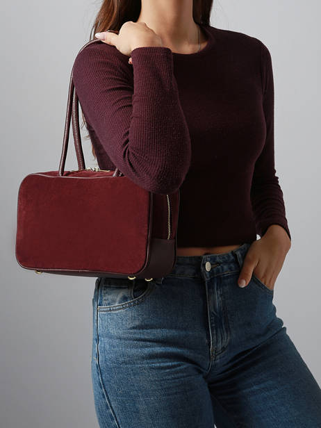 Shoulder Bag Velvet Caviar Leather Milano Red velvet caviar VC25093 other view 1