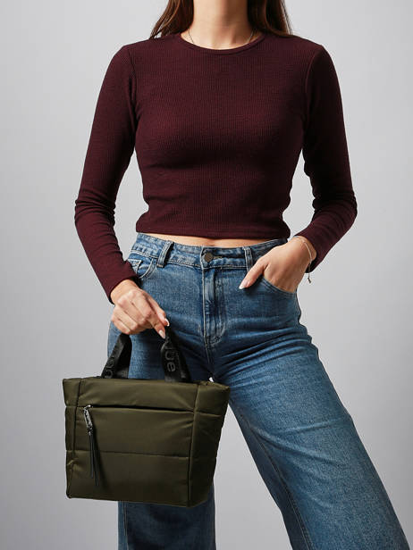 Ccrossbody Satchel Cumulus Recycled Nylon Aube Green cumulus 101CS04 other view 1