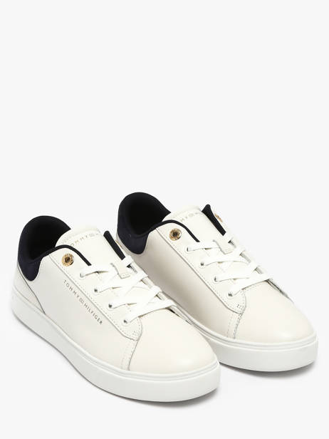 Sneakers En Cuir Tommy hilfiger Blanc women 902002Y vue secondaire 1