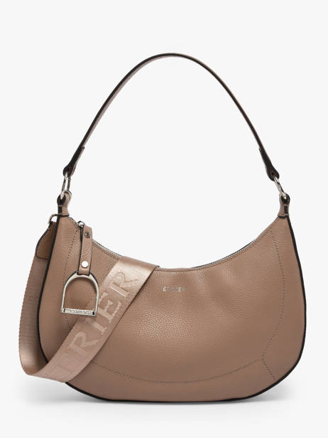 Medium Leather Altesse Shoulder Bag Etrier Brown altesse EALT017M
