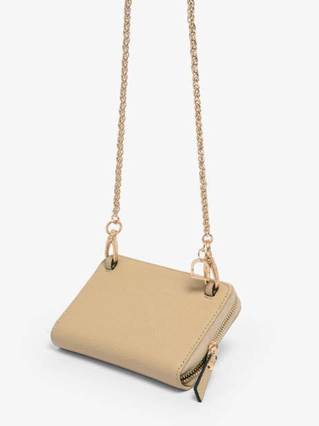 Wallet Equestre Leather Etrier Beige equestre EEQT090M other view 3