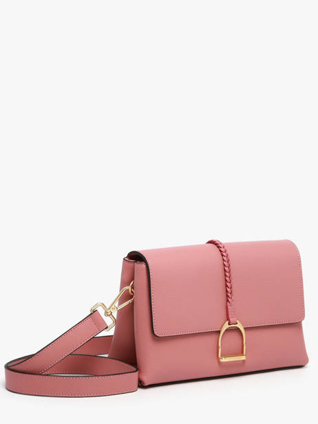 Shoulder Bag M Torsade Leather Etrier Pink torsade ETOS169M other view 2