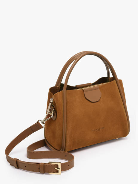 Sac Porté Main Suede Ida Cuir Lancaster Marron suede ida 100 vue secondaire 2