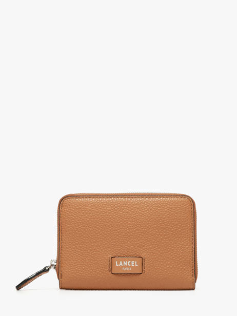 Wallet Ninon Leather Lancel Brown ninon A14081