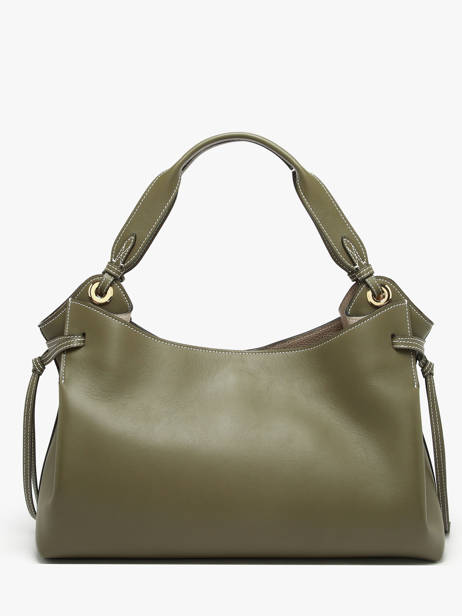 Shoulder Bag Swann Leather Lancel Green swann A13990 other view 4