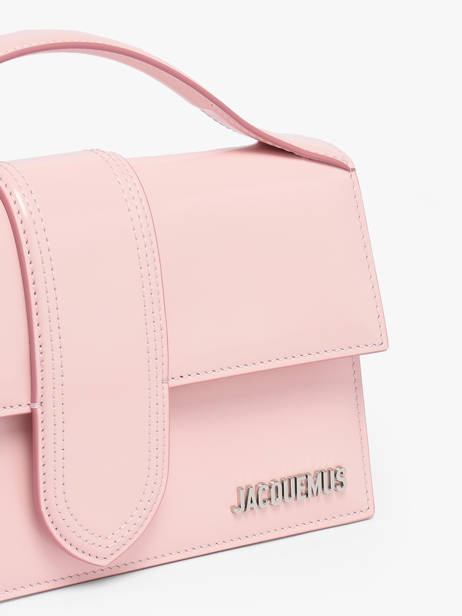 Preloved Leather Grand Bambino Crossbody Bag Jacquemus Pink second life 1565547 other view 2