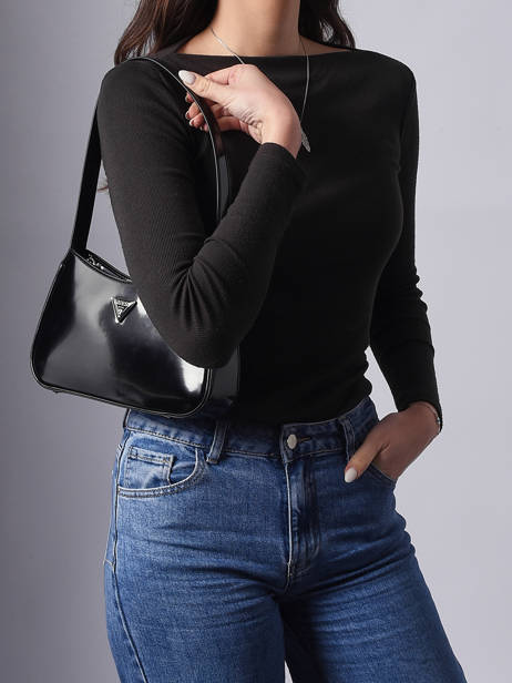 Shoulder Bag Arnela Polyurethane Guess Black arnela NY949617 other view 1