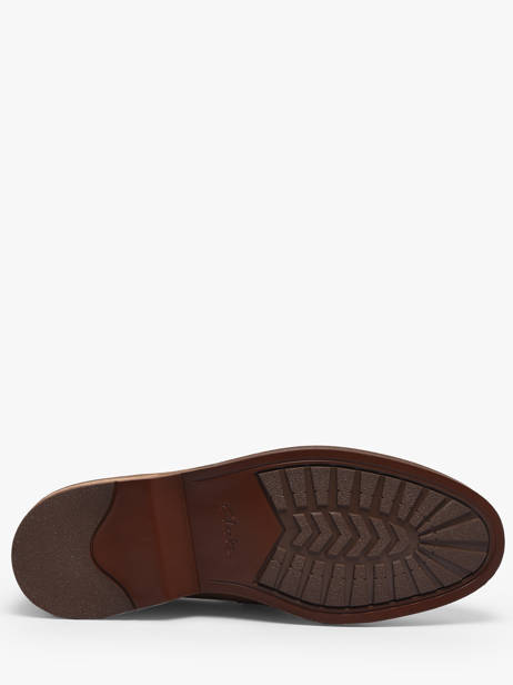 Moccasins In Leather Clarks Brown men 26186450 other view 5