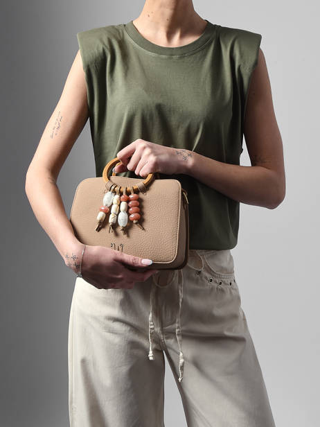 Sac Bandoulière Camomille Pearl Woomen Beige camomille pearl WCAE1S vue secondaire 1