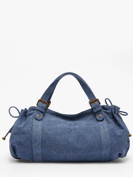 Sac 24h Canvas Coton Gerard darel Bleu canvas D489 vue secondaire 4