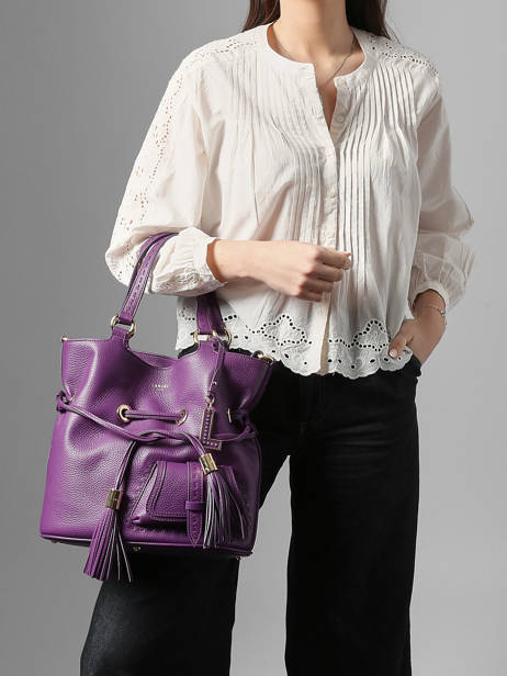 Medium Bucket Bag Premier Flirt Lancel Violet premier flirt A10110 other view 1