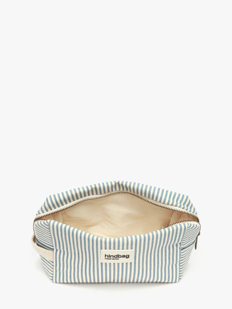 Toiletry Kit Hindbag Blue rayures RA other view 1
