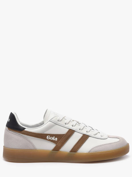 Sneakers In Leather Gola White men CMB744AW