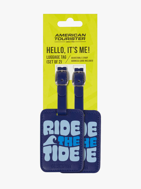 Porte-adresse American tourister Bleu american tourist.ta 160234 vue secondaire 3