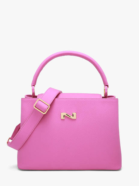 Sac à Main Magnolia Cuir Nathan baume Rose eden 3