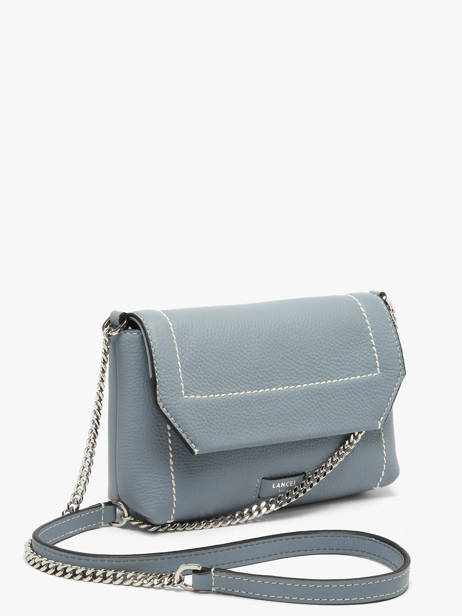 Leather Ninon Soft Crossbody Bag Lancel Blue ninon A14030 other view 2