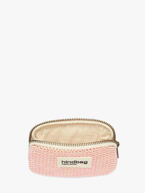 Coin Purse Hindbag Pink tressage TS other view 1