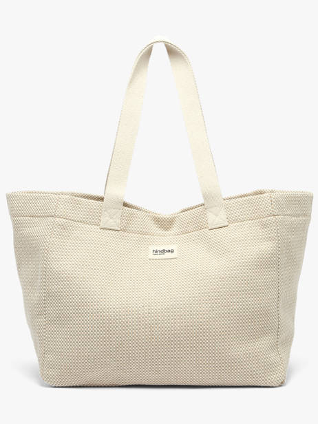Shoulder Bag Tressage Cotton Hindbag Beige tressage TS