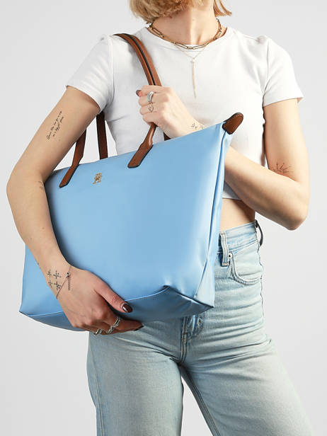 Shoulder Bag Popette Nylon Tommy hilfiger Blue popette AW17711 other view 1