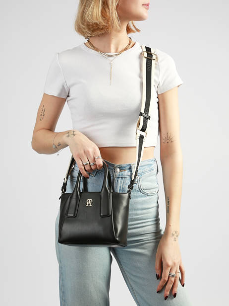 Satchel Th Essential Tommy hilfiger Black th essential AW18371 other view 1