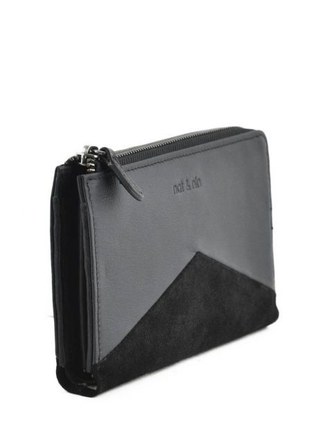 Wallet Vintage Leather Nat et nin Black vintage LINN other view 1