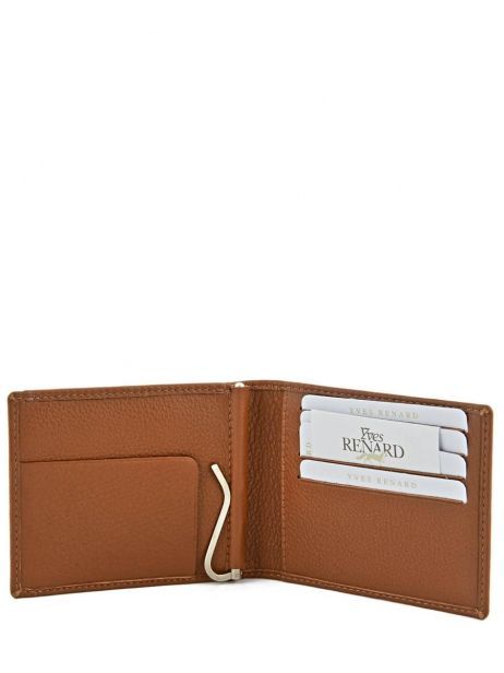 Wallet Foulonne Leather Yves renard Brown foulonne 23014 other view 3