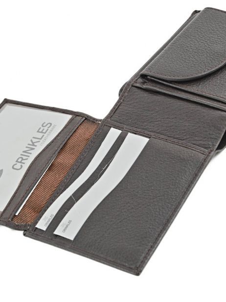 Wallet Caviar Leather Crinkles Brown caviar 14072 other view 4