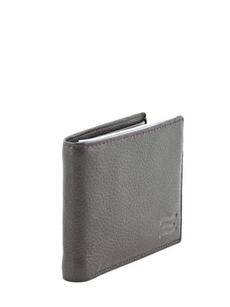 Wallet Caviar Leather Crinkles Brown caviar 14072 other view 1