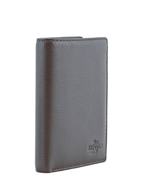 Wallet Foulonne Leather Yves renard Brown foulonne 23419 other view 1