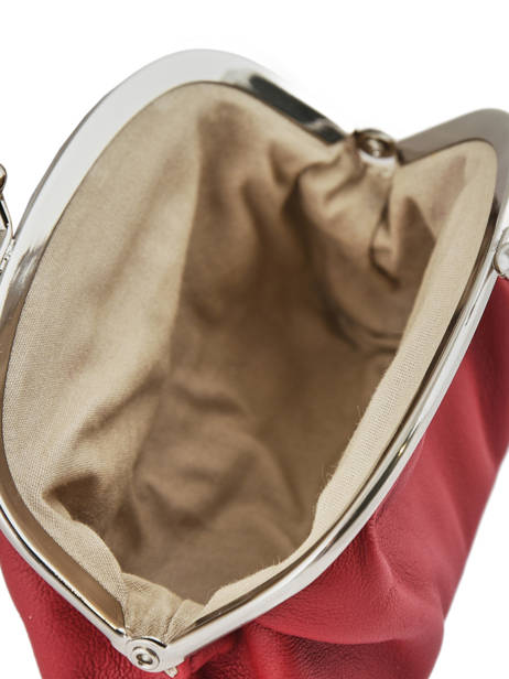 Porte-monnaie Coconut Cuir Hexagona Rouge coconut E77214 vue secondaire 1