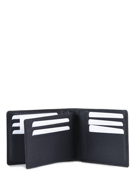 Wallet Foulonne Leather Yves renard Blue foulonne 2374 other view 2
