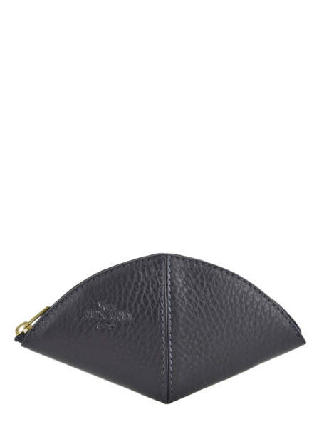 Coin Purse Foulonne Leather Yves renard Blue foulonne 29367