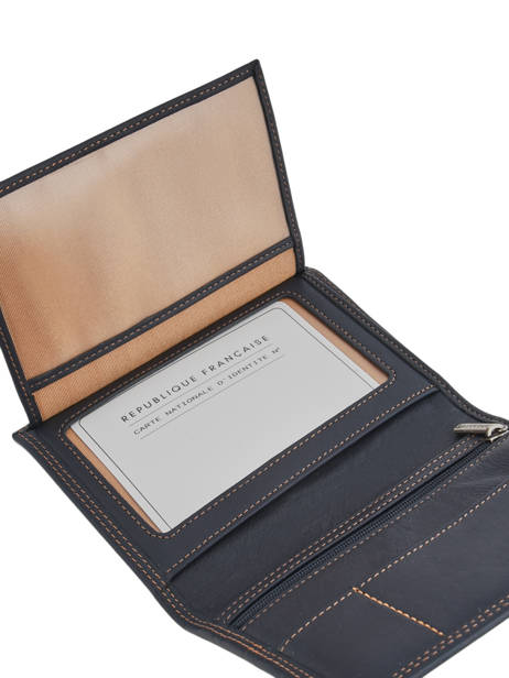 Wallet Soft Vintage Leather Lancaster Blue soft vintage homme 120-13 other view 3