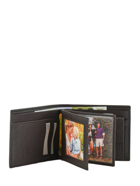 Wallet Caviar Leather Crinkles Brown caviar 14097 other view 3