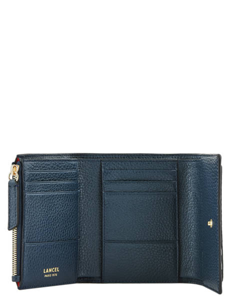 Leather Flap Wallet Premier Flirt Lancel Blue premier flirt A10526 other view 1