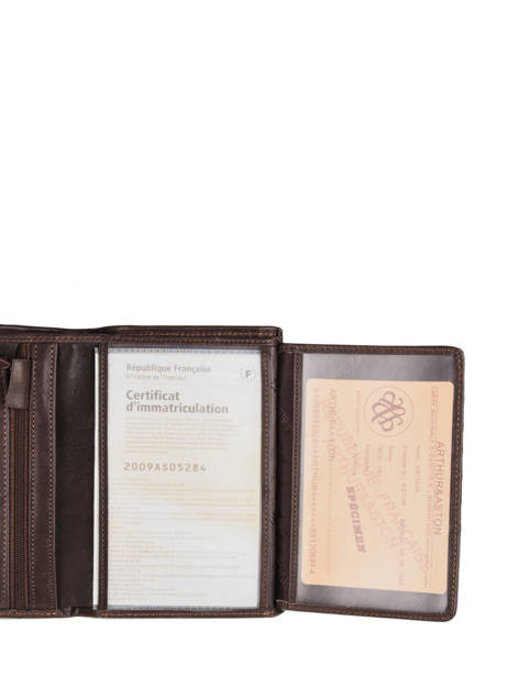 Leather Johany Wallet Arthur & aston Brown johany 805 other view 3