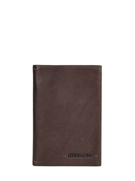 Leather Johany Wallet Arthur & aston Brown johany 805
