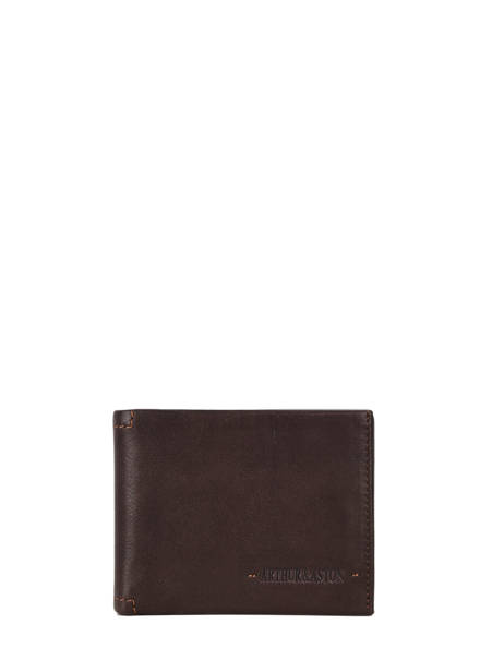 Leather Arthur Johany Wallet Arthur & aston Brown johany 499