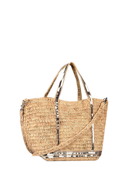 Crossbody Bag Baby Cabas Raffia Sequins Vanessa bruno Beige cabas raphia 64V40410 other view 3