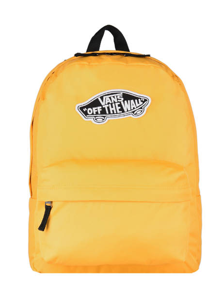 Sac à Dos 1 Compartiment Vans Jaune backpack VN0A3UI6 vue secondaire 1